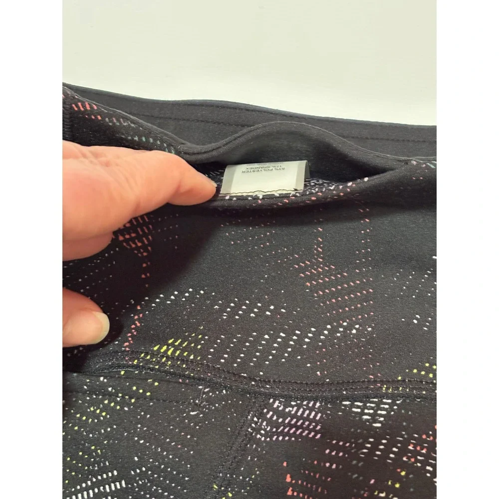 Title Nine MadDash Skirt Origami Black Reversible Athletic Mini Pockets Sz S NEW - Picture 10 of 11